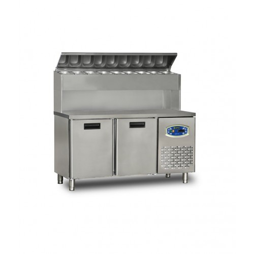 DAMPAK PİZZA HAZIRLIK BUZDOLABI YÜKSEK MODEL 150x70x85/133 CM