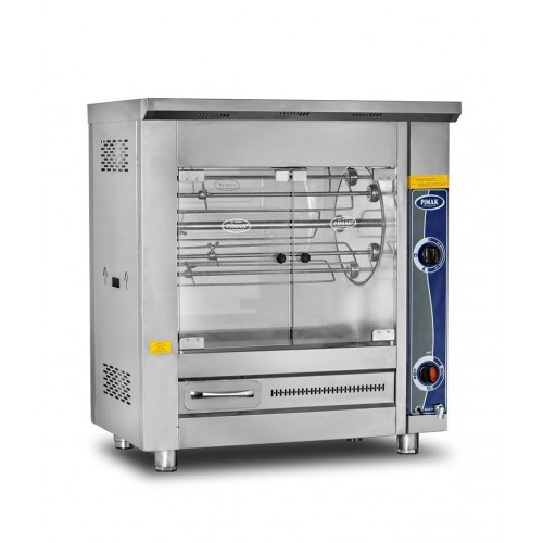PİMAK ELEKTRİKLİ SET ÜSTÜ TAMBURLU PİLİÇ ÇEVİRME MAKİNESİ 5 ŞİŞ / 20 ADET