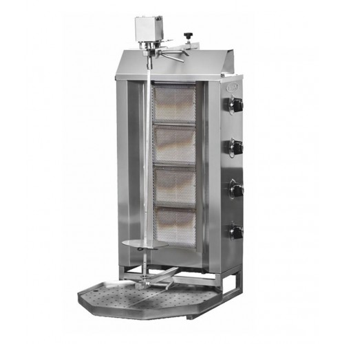 PİMAK DÖNER MAKİNESİ 4 RADYANLI GAZLI ÜST MOTORLU